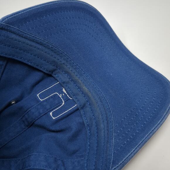 H Logo Slideback Baseball Cap Blue One Size Adjustable 6 Panel Tommy Hilfiger - Picture 8 of 11